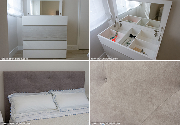 Comoda modular y cabecero dormitorio principal