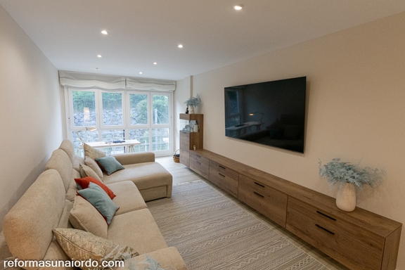Reforma y decoracion de un salon en Amorebieta-8