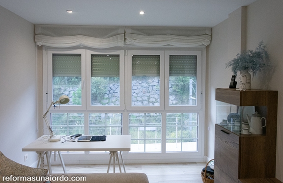 Reforma y decoracion de un salon en Amorebieta